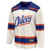 Mænd NHL Edmonton Oilers Trøje Tilpasset Fanatics Premium 2025-26 Hvid Tredje