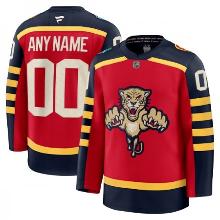 Mænd NHL Florida Panthers Trøje Tilpasset Fanatics Premium 2025-26 Rød Winter Classic