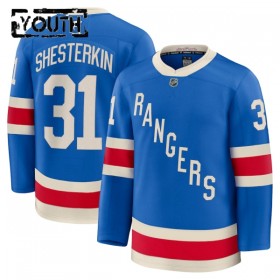 Børn NHL New York Rangers Trøje Fanatics Centennial Premium Igor Shesterkin 2025-26 Blå