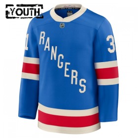 Børn NHL New York Rangers Trøje Fanatics Centennial Premium Igor Shesterkin 2025-26 Blå