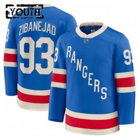 Børn NHL New York Rangers Trøje Fanatics Centennial Premium Mika Zibanejad 2025-26 Blå