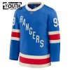 Børn NHL New York Rangers Trøje Fanatics Centennial Premium Mika Zibanejad 2025-26 Blå