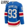 Børn NHL New York Rangers Trøje Fanatics Centennial Premium Mika Zibanejad 2025-26 Blå