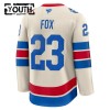 Børn NHL New York Rangers Trøje Fanatics Premium Adam Fox 2025-26 Hvid Winter Classic