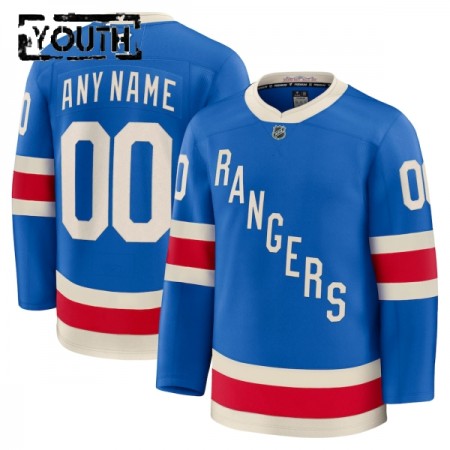 Børn NHL New York Rangers Trøje Tilpasset Fanatics Centennial Premium 2025-26 Blå