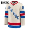 Børn NHL New York Rangers Trøje Tilpasset Fanatics Premium 2025-26 Hvid Winter Classic
