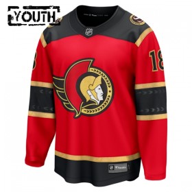 Børn NHL Ottawa Senators Trøje Fanatics Premium Tim Stutzle 2025-26 Rød Tredje