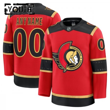 Børn NHL Ottawa Senators Trøje Tilpasset Fanatics Premium 2025-26 Rød Tredje
