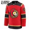 Børn NHL Ottawa Senators Trøje Tilpasset Fanatics Premium 2025-26 Rød Tredje