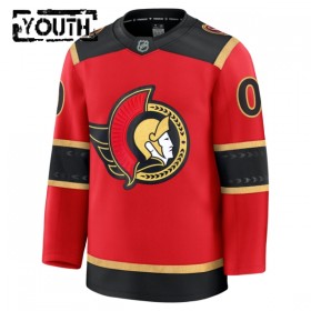 Børn NHL Ottawa Senators Trøje Tilpasset Fanatics Premium 2025-26 Rød Tredje