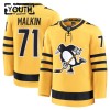 Børn NHL Pittsburgh Penguins Trøje Fanatics Premium Evgeni Malkin 2025-26 Gold Tredje