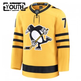 Børn NHL Pittsburgh Penguins Trøje Fanatics Premium Evgeni Malkin 2025-26 Gold Tredje
