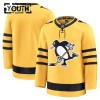 Børn NHL Pittsburgh Penguins Trøje Tilpasset Fanatics Premium 2025-26 Gold Tredje