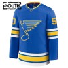 Børn NHL St. Louis Blues Trøje Fanatics Premium Binnington Jordan 2025-26 Blå Hjemme