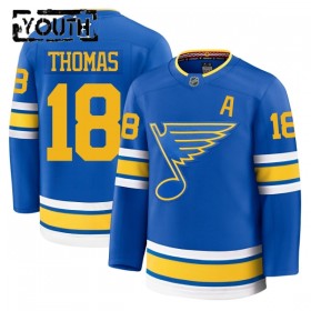 Børn NHL St. Louis Blues Trøje Fanatics Premium Robert Thomas 2025-26 Blå Hjemme