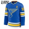 Børn NHL St. Louis Blues Trøje Fanatics Premium Robert Thomas 2025-26 Blå Hjemme
