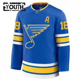 Børn NHL St. Louis Blues Trøje Fanatics Premium Robert Thomas 2025-26 Blå Hjemme