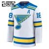 Børn NHL St. Louis Blues Trøje Fanatics Premium Robert Thomas 2025-26 Hvid Udebane