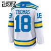 Børn NHL St. Louis Blues Trøje Fanatics Premium Robert Thomas 2025-26 Hvid Udebane