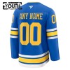 Børn NHL St. Louis Blues Trøje Tilpasset Fanatics Premium 2025-26 Blå Hjemme