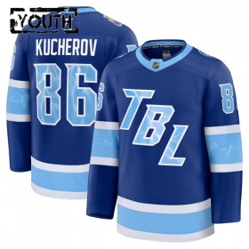 Børn NHL Tampa Bay Lightning Trøje Fanatics NHL Stadium Series Premium Nikita Kucherov 2025-26 Blå
