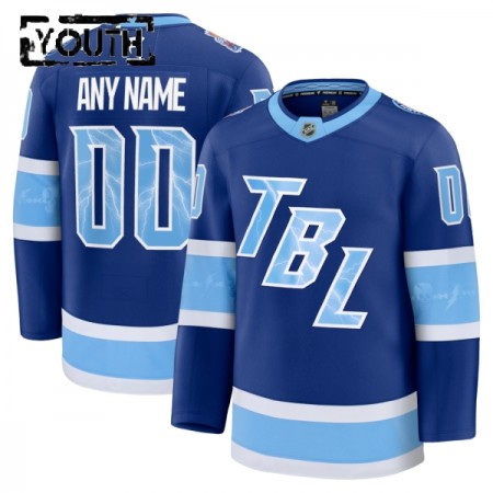 Børn NHL Tampa Bay Lightning Trøje Tilpasset Fanatics NHL Stadium Series Premium 2025-26 Blå