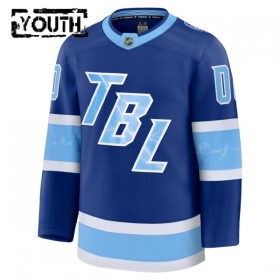 Børn NHL Tampa Bay Lightning Trøje Tilpasset Fanatics NHL Stadium Series Premium 2025-26 Blå