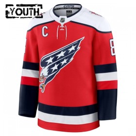 Børn NHL Washington Capitals Trøje Fanatics Premium Alex Ovechkin 2025-26 Rød Tredje