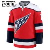 Børn NHL Washington Capitals Trøje Fanatics Premium Dylan Strome 2025-26 Rød Tredje