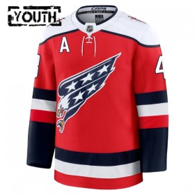Børn NHL Washington Capitals Trøje Fanatics Premium Tom Wilson 2025-26 Rød Tredje