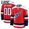 Børn NHL Washington Capitals Trøje Tilpasset Fanatics Premium 2025-26 Rød Tredje