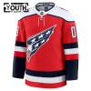Børn NHL Washington Capitals Trøje Tilpasset Fanatics Premium 2025-26 Rød Tredje