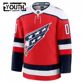 Børn NHL Washington Capitals Trøje Tilpasset Fanatics Premium 2025-26 Rød Tredje