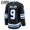 Børn Trøje Utah Hockey Club Fanatics Premium Clayton Keller 2025-26 Sort Hjemme