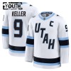 Børn Trøje Utah Hockey Club Fanatics Premium Clayton Keller Hvid Udebane