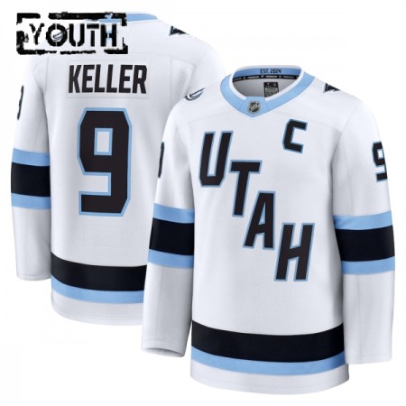 Børn Trøje Utah Hockey Club Fanatics Premium Clayton Keller Hvid Udebane