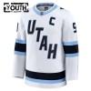 Børn Trøje Utah Hockey Club Fanatics Premium Clayton Keller Hvid Udebane