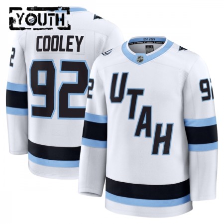 Børn Trøje Utah Hockey Club Fanatics Premium Logan Cooley Hvid Udebane Børn Trøje Utah Hockey Club Fanatics Premium Logan Cooley Hvid Udebane