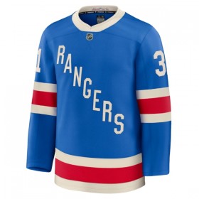 Mænd NHL New York Rangers Trøje Fanatics Centennial Premium Igor Shesterkin 2025-26 Blå