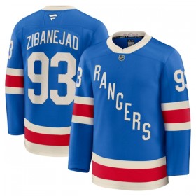 Mænd NHL New York Rangers Trøje Fanatics Centennial Premium Mika Zibanejad 2025-26 Blå