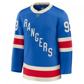 Mænd NHL New York Rangers Trøje Fanatics Centennial Premium Mika Zibanejad 2025-26 Blå