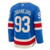Mænd NHL New York Rangers Trøje Fanatics Centennial Premium Mika Zibanejad 2025-26 Blå