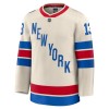 Mænd NHL New York Rangers Trøje Fanatics Premium Alexis Lafreniere 2025-26 Hvid Winter Classic