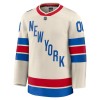 Mænd NHL New York Rangers Trøje Tilpasset Fanatics Premium 2025-26 Hvid Winter Classic