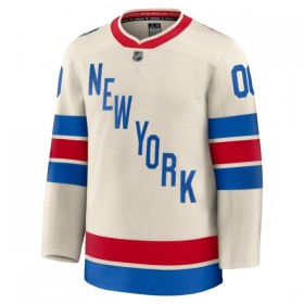 Mænd NHL New York Rangers Trøje Tilpasset Fanatics Premium 2025-26 Hvid Winter Classic