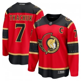 Mænd NHL Ottawa Senators Trøje Fanatics Premium Brady Tkachuk 2025-26 Rød Tredje