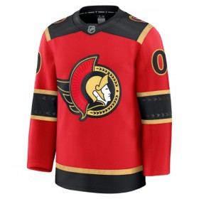 Mænd NHL Ottawa Senators Trøje Tilpasset Fanatics Premium 2025-26 Rød Tredje