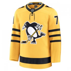 Mænd NHL Pittsburgh Penguins Trøje Fanatics Premium Evgeni Malkin 2025-26 Gold Tredje