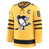 Mænd NHL Pittsburgh Penguins Trøje Fanatics Premium Sidney Crosby 2025-26 Gold Tredje