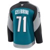 Mænd NHL San Jose Sharks Trøje Fanatics Premium Macklin Celebrini 2025-26 Teal Tredje
